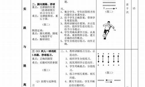 初中足球体育教案大全_初中足球体育教案大全及反思